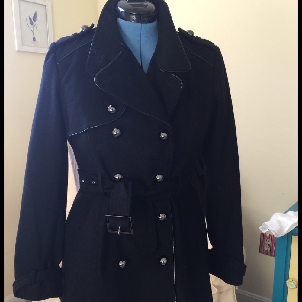 Miss Sixty Black Pea Coat